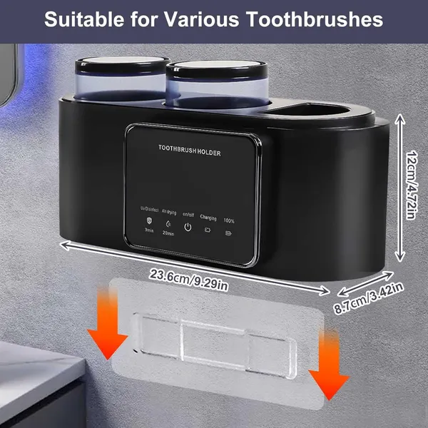 mumisuto Esterilizador para Cepillos Eléctricos Automático