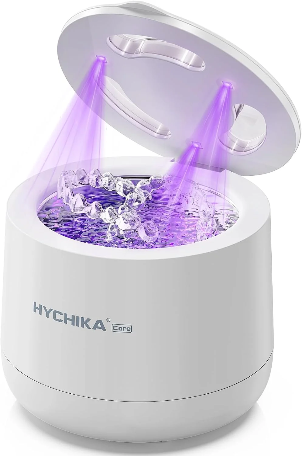 HYCHIKA Limpiador Ultrasónico Dental con UV-C (45 kHz, 200 ml)