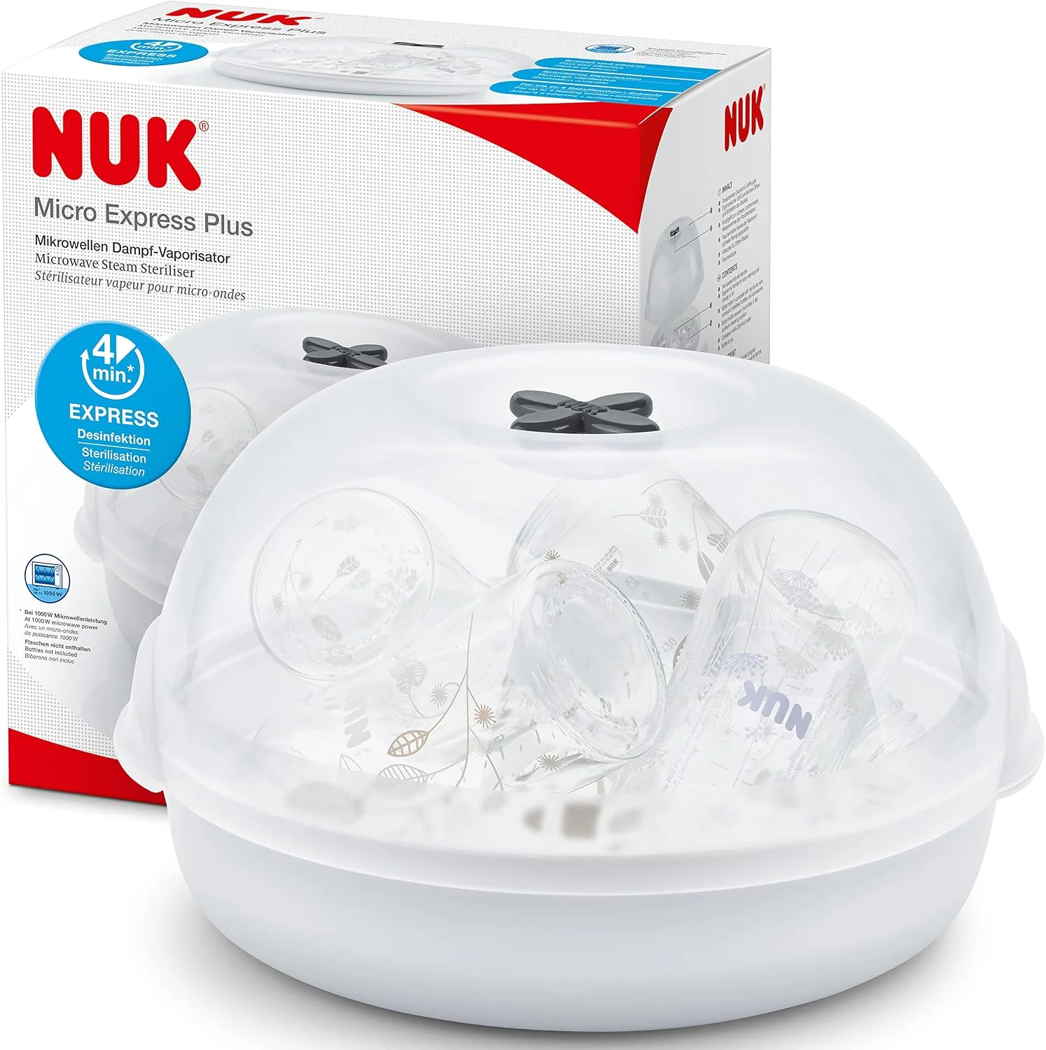 NUK Esterilizador a Vapor para Microondas
